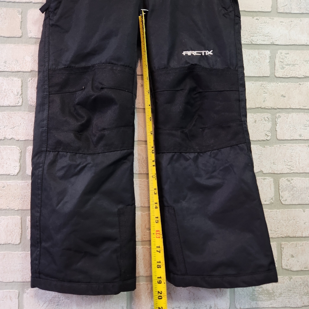 Arctix Girls Black Snowpants Double Knee Patch Size XS - Picture 9 of 16